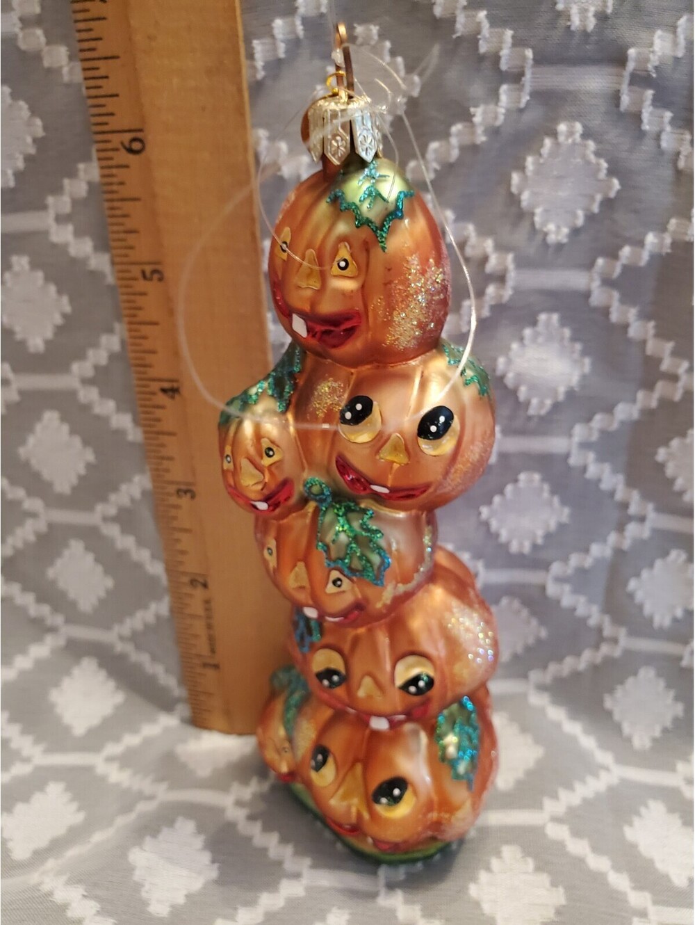 Vtg Radko Pumpkins Ornament